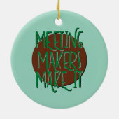 Treffen von Entscheidungsträgern machen Erholung z Keramik Ornament (Hinten)