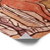 Treffen von Hernando Cortes und Montezuma Poster (Ecke)