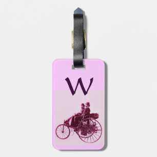 Treffen von Oldtimern Monogramm Gepäckanhänger