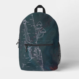 Treffen von Pilgern auf der Croaker-Post Bedruckter Rucksack