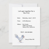 Treffen wir uns Bar-B-Q-Einladung Einladung (Rückseite)