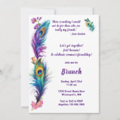 Treffen wir uns, um die Freundschaft der Frauen zu Einladung (Vorderseite)