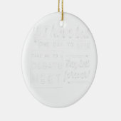 Treffen zur lustigen Debatte Keramik Ornament (Rechts)