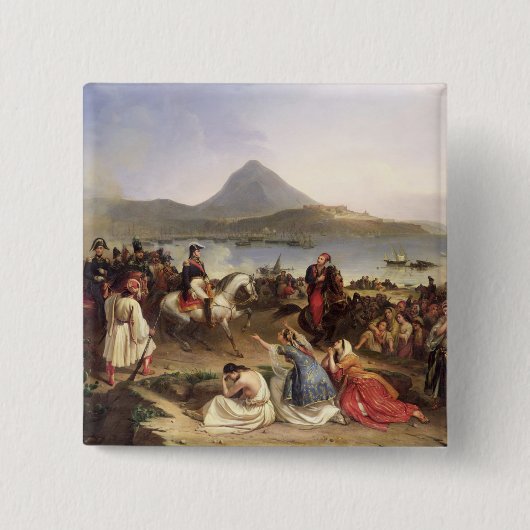 Treffen zwischen General Nicolas Joseph Maison Button (Vorderseite)