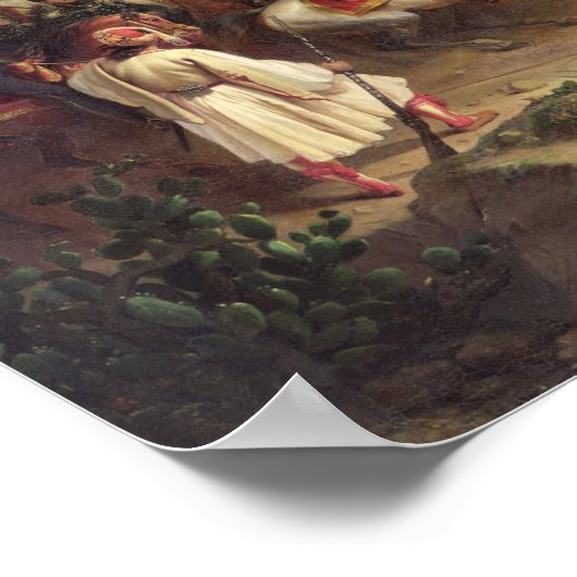 Treffen zwischen General Nicolas Joseph Maison Poster (Ecke)