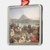 Treffen zwischen General Nicolas Joseph Maison Silbernes Ornament (Links)