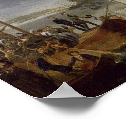 Treffen zwischen Napoleon Bonaparte Poster (Ecke)