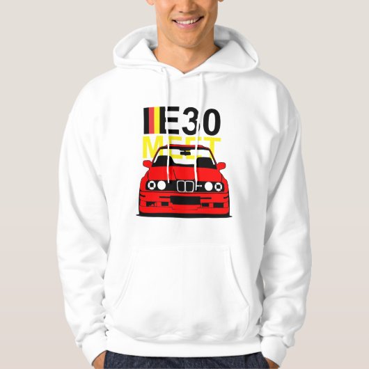 TreffenHoodie BMWs E30 Hoodie (Vorderseite)