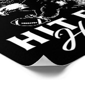 Treffer sie niedrig, treffer sie hoch poster (Ecke)
