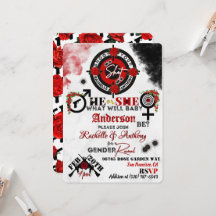 Treffer Waffen oder Rosen Rot Schwarze Geschlechts