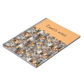 Treffpunkt für Katzen - niedlich Notizblock (Linke Seite)