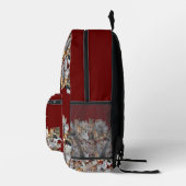 Treffpunkt für Katzen - niedlich personalisierbar Bedruckter Rucksack (Rechts)