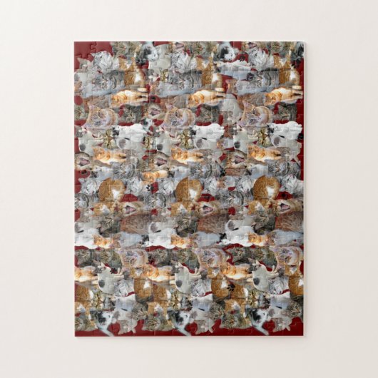 Treffpunkt für Katzen Puzzle (Vertikal)