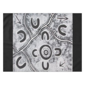 Treffpunkt Grey Tablecloth Tischdecke (Vorderseite (Horizontal))