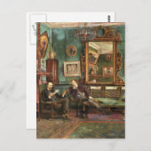 Treffry Dunn Rossetti & Dunton bei 16 Cheyne Walk Postkarte (Vorne/Hinten)