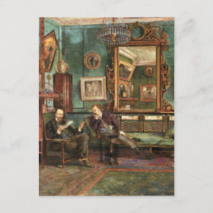 Treffry Dunn Rossetti & Dunton bei 16 Cheyne Walk Postkarte