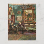 Treffry Dunn Rossetti & Dunton bei 16 Cheyne Walk Postkarte (Vorderseite)