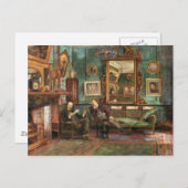 Treffry Dunn Rossetti & Dunton bei 16 Cheyne Walk Postkarte (Vorne/Hinten)