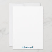 Tregony clocktower card dankeskarte (Rückseite)