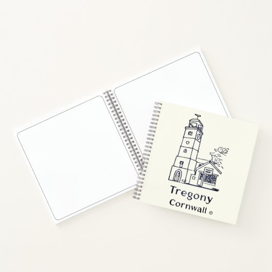 Tregony Clocktower Gästebuch Notizblock (Innenseite)