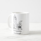Tregony Clocktower Tasse (Vorderseite Links)