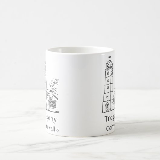 Tregony Clocktower Tasse (Mittel)