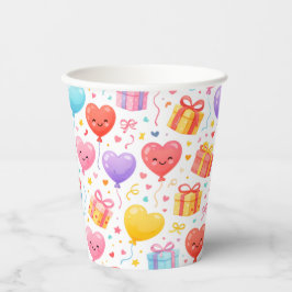 TreHeart Luftballon-Party-Tasse für viele Anlässe Pappbecher