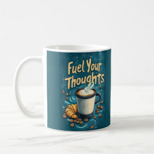 Treib deine Gedanken mit Kaffee und Kreativität an Kaffeetasse