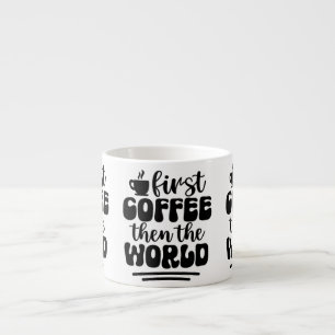 Treib deinen Tag: Tasse des Kaffees