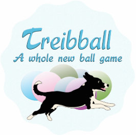 Treibball Freistehende Fotoskulptur