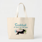 Treibball Jumbo Stoffbeutel (Vorne)