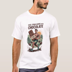 Treibe deine Fortschritte mit Chocolate T-Shirt Lu