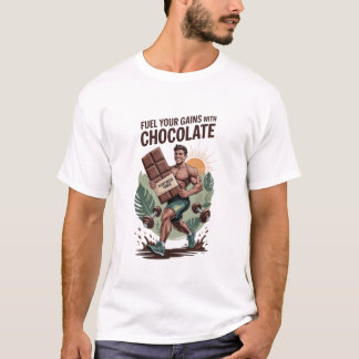 Treibe deine Fortschritte mit Chocolate T-Shirt Lu