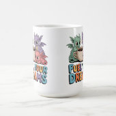 Treibe deine Träume Drachen Kaffeetasse (Mittel)