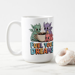 Treibe deine Träume Drachen Kaffeetasse