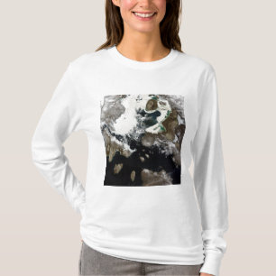Treibeis und Sediment sichtbar in Nunavut, Kanada T-Shirt