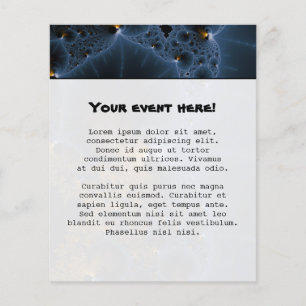 Treibende Quallen - Fraktale Kunst Flyer