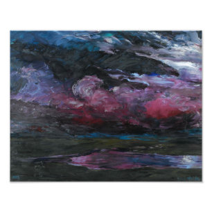 Treibende Schwerewetterwolken Emil Nolde Fotodruck