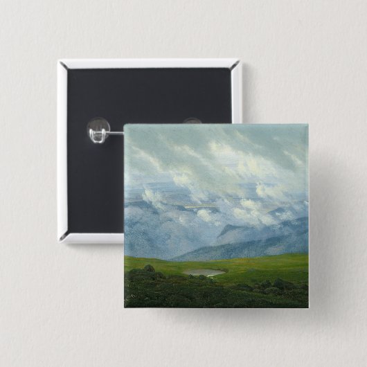 Treibende Wolken Button (Vorne & Hinten)