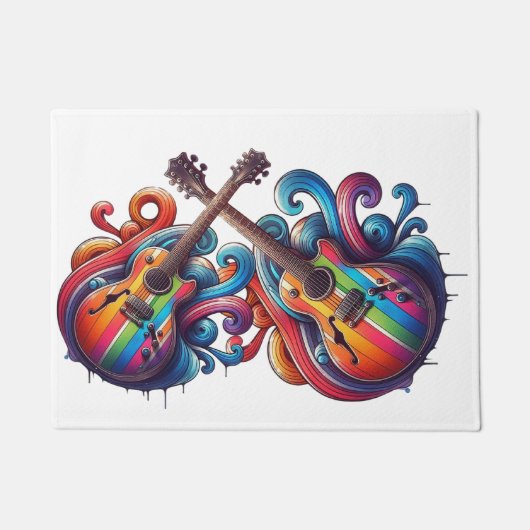 Treibender Sound Wood Wall Art Fußmatte (Vorderseite)