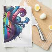 Treibender Sound Wood Wall Art Geschirrtuch (Viertel Falte)