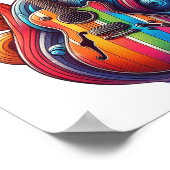 Treibender Sound Wood Wall Art Poster (Ecke)