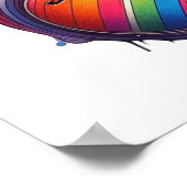 Treibender Sound Wood Wall Art Poster (Ecke)