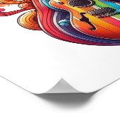 Treibender Sound Wood Wall Art Poster (Ecke)