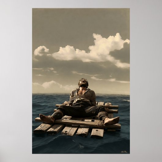 Treibendes Matt-Poster Poster (Vorne)