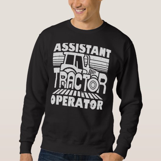 Treiber-Bauer des Assistenten Sweatshirt (Vorderseite)
