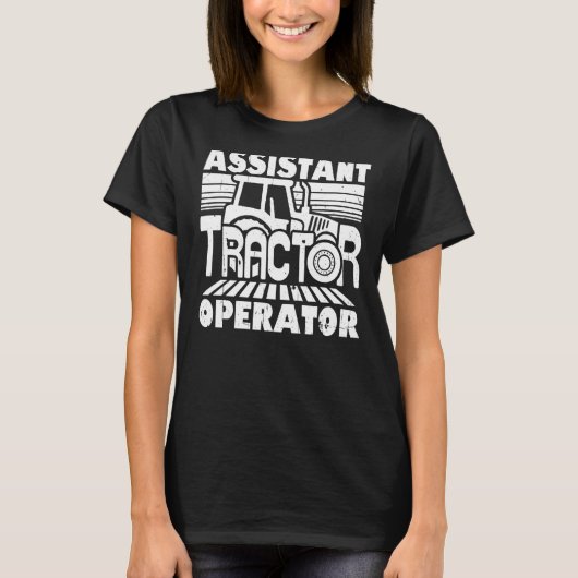 Treiber-Bauer des Assistenten T-Shirt (Vorderseite)