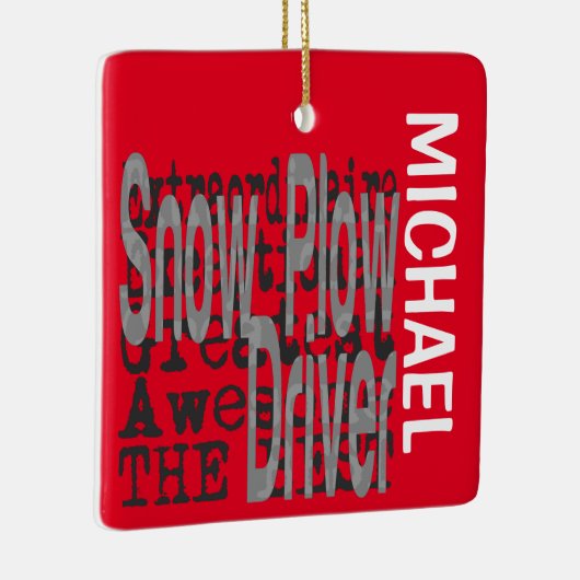 Treiber-Extraordinär-CUSTOM für Schneepflug Keramikornament (Rechts)