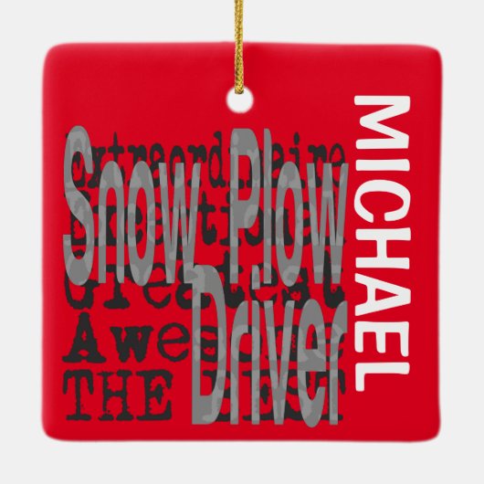 Treiber-Extraordinär-CUSTOM für Schneepflug Keramikornament (Rückseite)