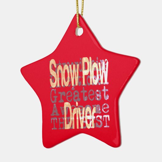 Treiber-Extraordinator für Schneepflug Keramik Ornament (Links)